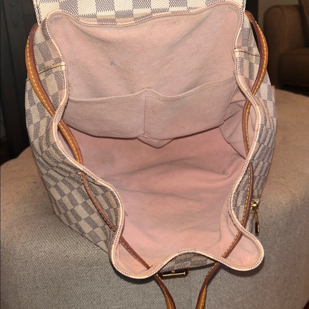 Louis Vuitton Damier Azur Canvas Sperone Backpack & Damier Azur Organizer - Picture 12 of 17